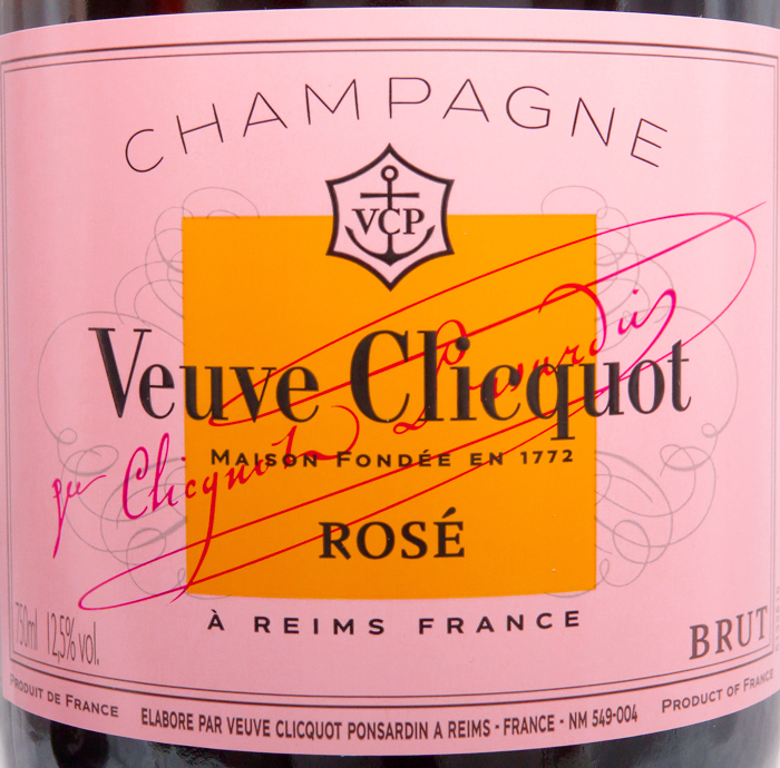 Шампанское Вдова Клико Понсардин Розе роз.брют п/к
