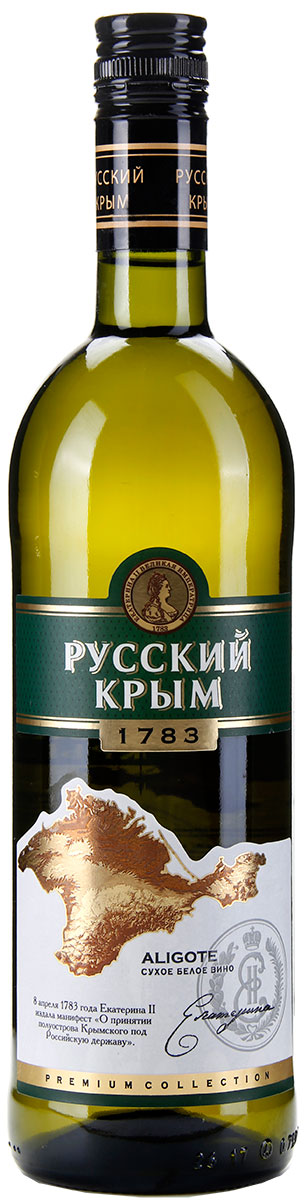 Вино Русский Крым Алиготе стол.бел.сух. 