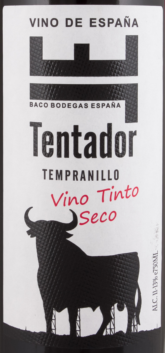 Вино Эль Тентадор Темпранильо стол.кр.сух