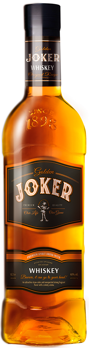 Напиток висковый крепкий Золотой Джокер 