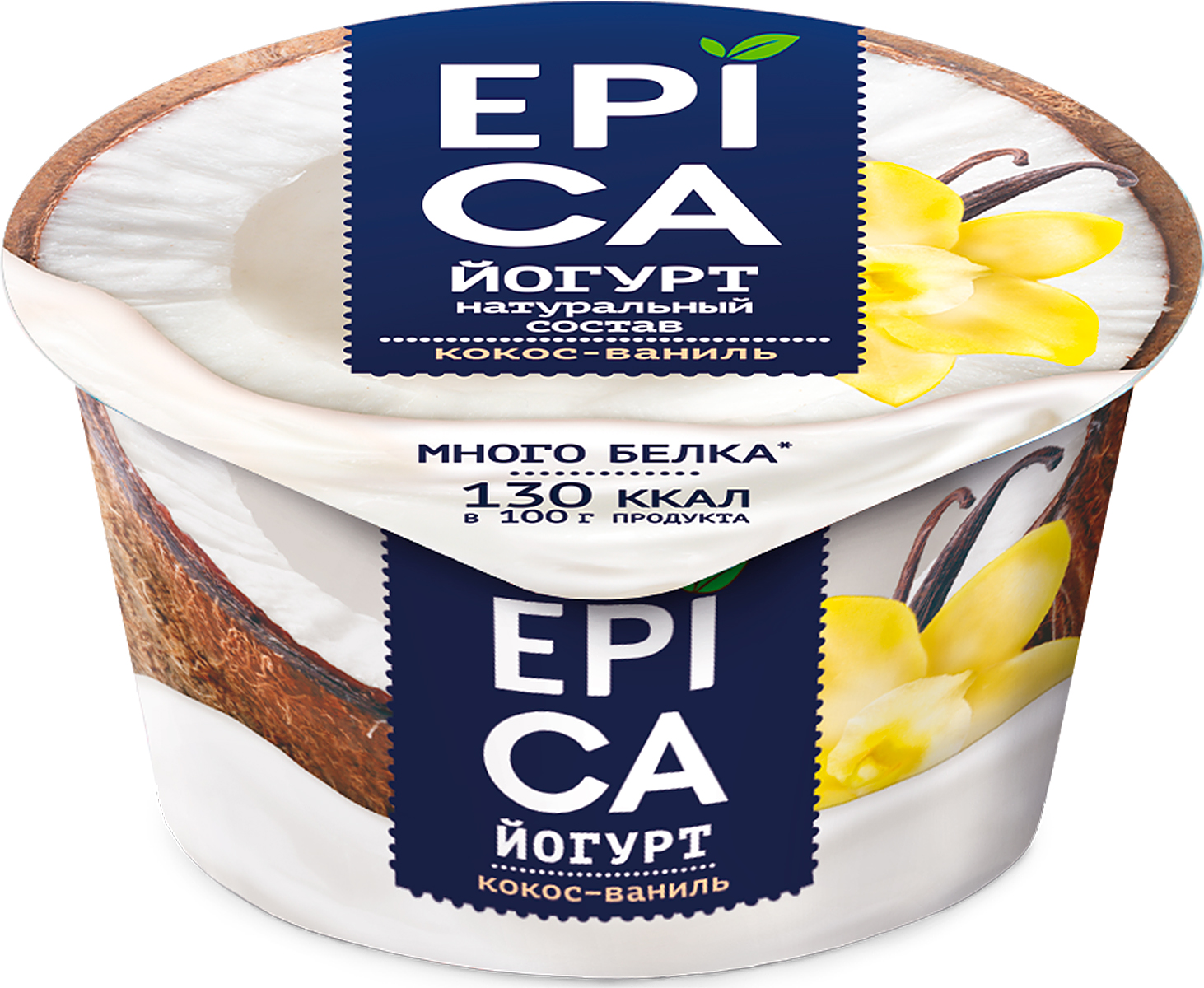 Йогурт Эпика кокос-ваниль 6,3%
