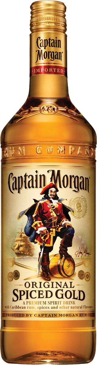 Напиток спирт. на основе рома Капитан Морган Пряный Золотой
