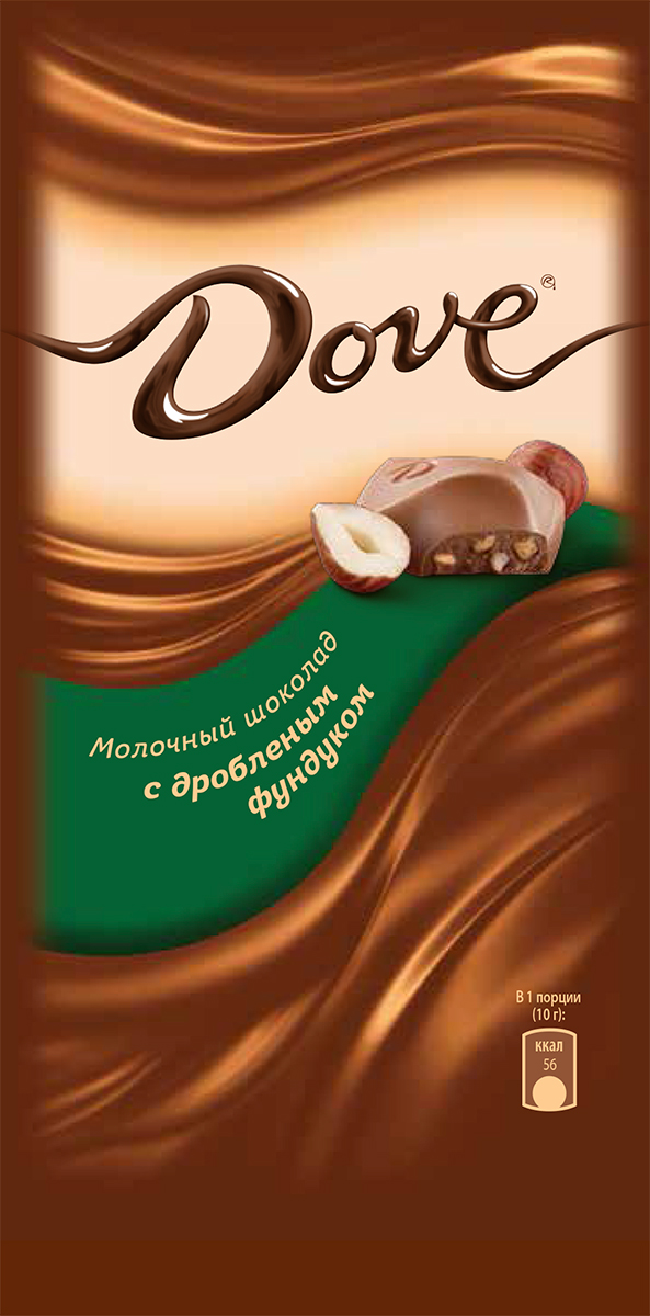 Шоколад Дав молочный Фундук 